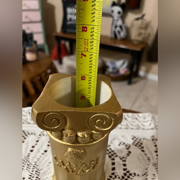 Vintage Las Vegas CEASARS PALACE Vase - Toothbrush Holder Candle Holder Planter - Picture 8 of 11